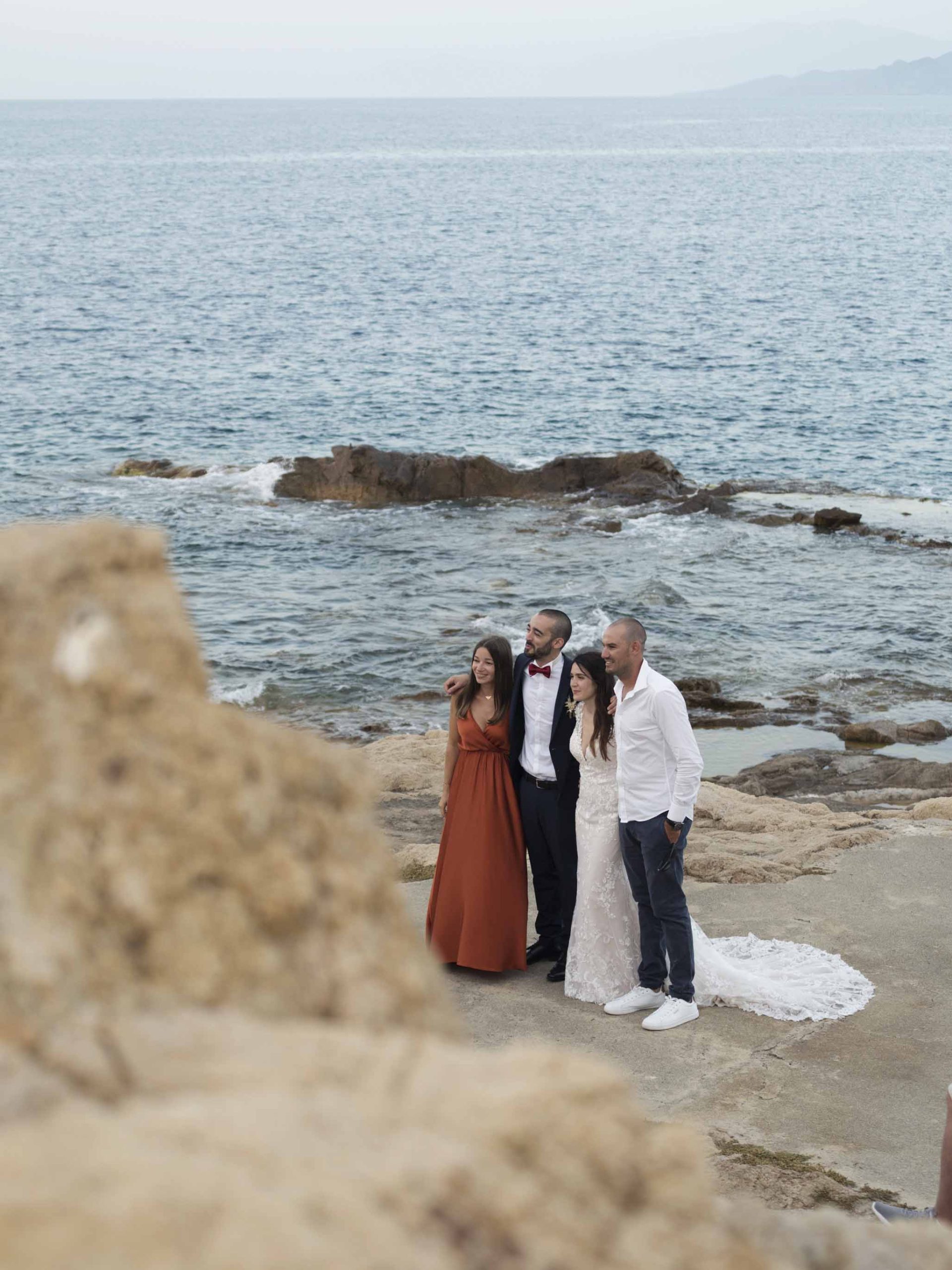 foto-matrimonio in mare in Corsica